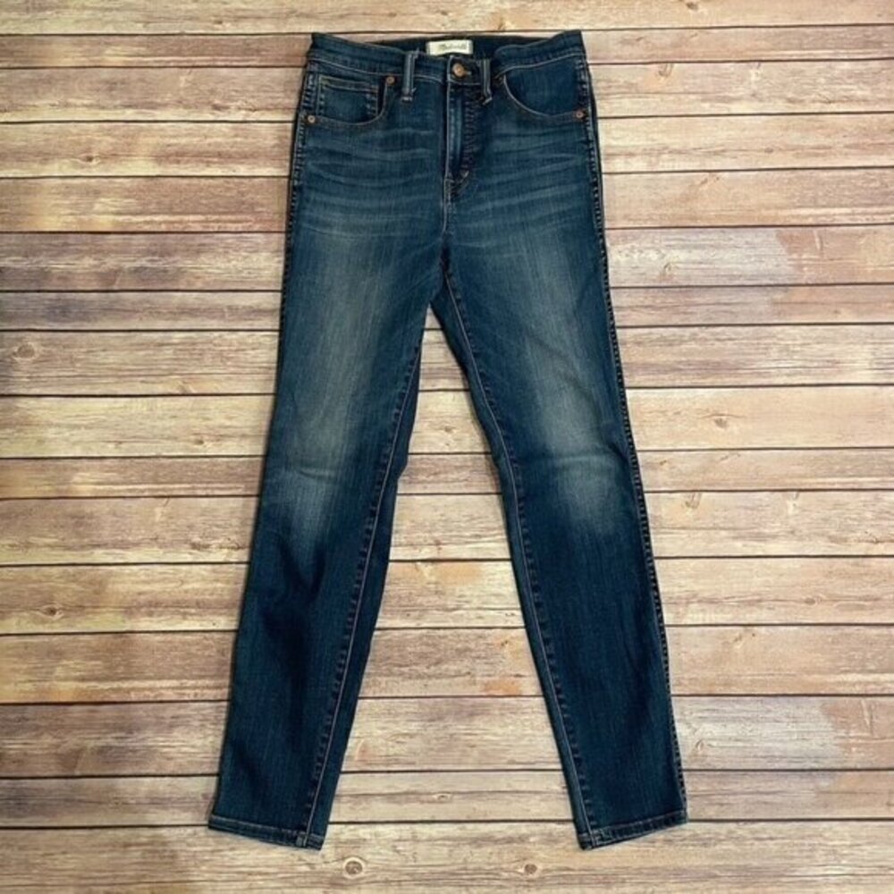 Madewell 10 Inch High Rise Skinny Jeans Danny Wash